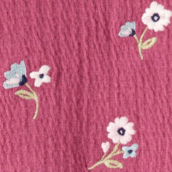 CARTERS Baby Girl Dress Long SleevesToddler Size 24M Pink Bodysuit Dress NEW - Picture 5 of 10